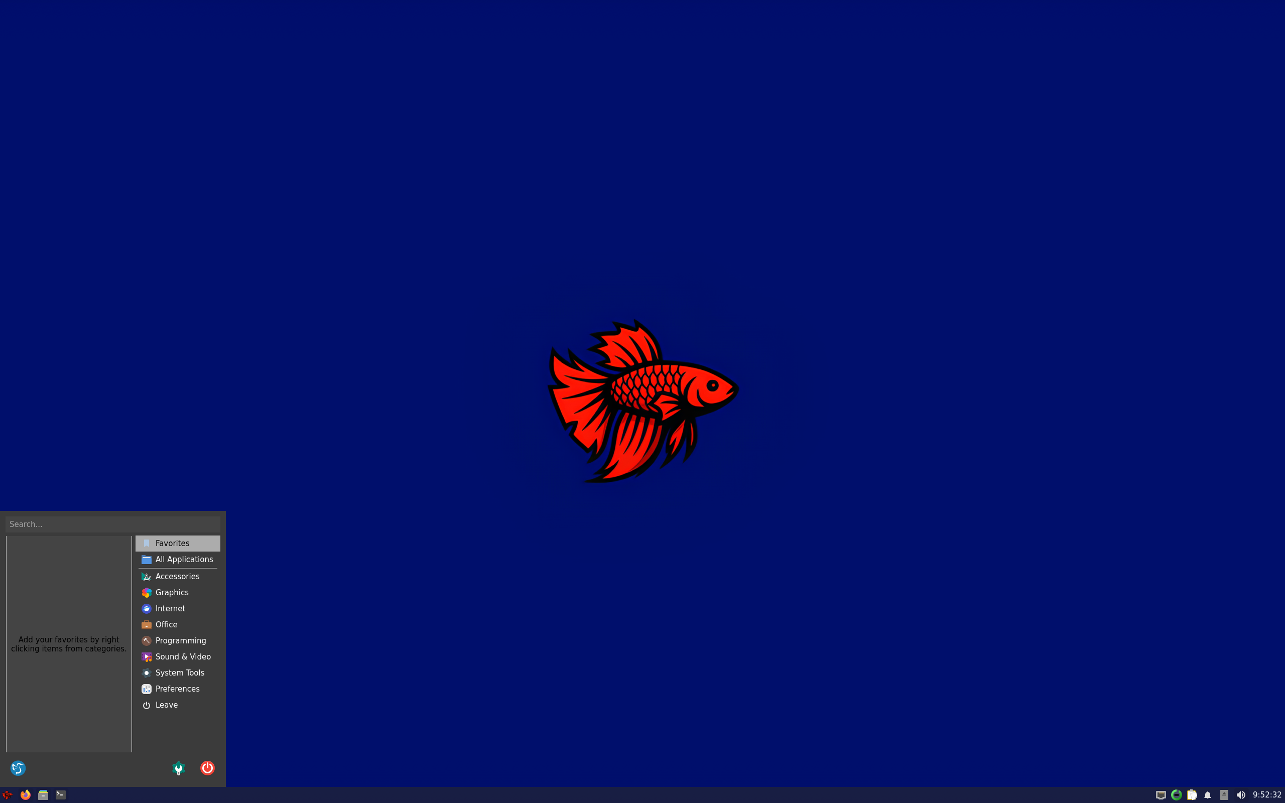 Fishy Linux Desktop
