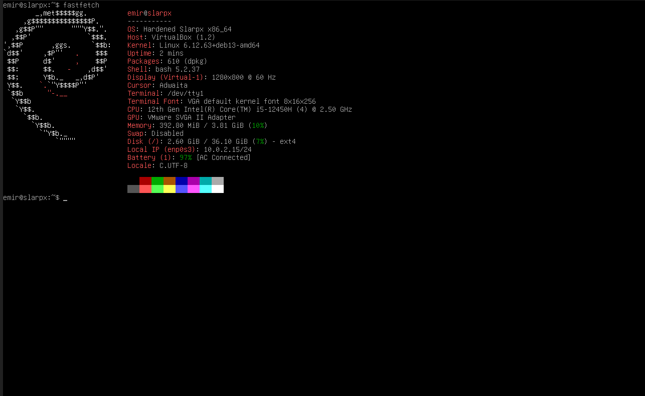 Hardened Slarpx Desktop